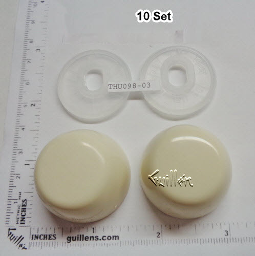 Toto THU098#03; ; bolt cap set (2 piece each) toilets & bidet; in Bone