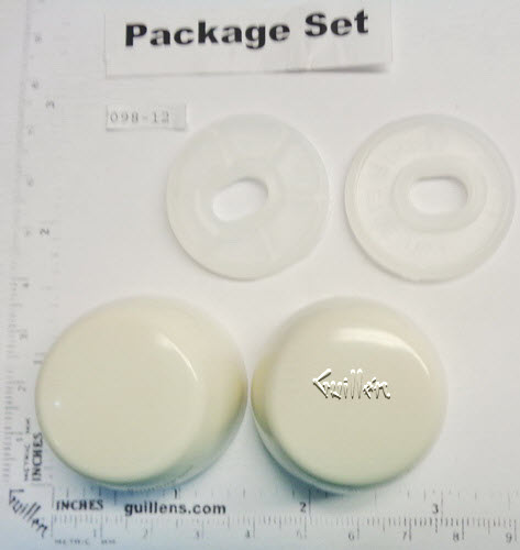 Toto THU098#12; ; bolt cap set (2 piece each) toilets & bidet ; in Sedona Beige