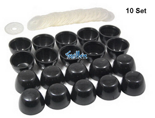 Toto THU098#51; ; bolt cap set (10 piece set) toilets & bidet; in Ebony