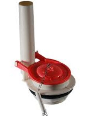 Toto THU129P-2A; ; flush valve assembly with nut and flapper (20+2) for CST744 / CST794 / CST754 toilet; in Unfinish   THU129W-2A   Discontined Replaced by THU444.15E-A