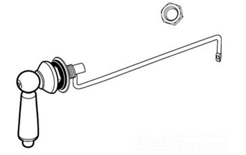 Toto THU141#BN; ; trip lever   THU141#SN; in Brushed Nickel
