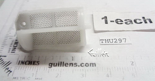 Toto THU297; ; fill valve filter -short type replacement part (replaces THU229) for toilet; in Unfinish; Discontinued Product - Use Toto TSU99A.X;