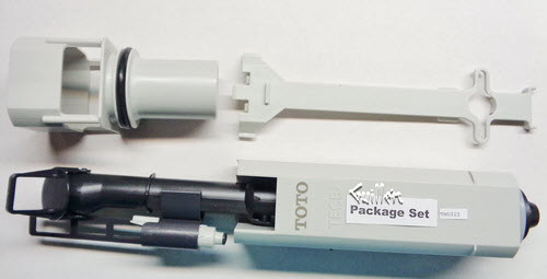 Toto THU322-A; ; flush valve assembly with hold down bracket for WT151M & WT152M in-wall tank system; in Unfinish   THU322