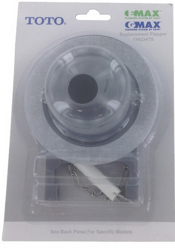 Toto THU347S; ; E-max / G-max flapper replacement blister pack ( 28+1 ring ) toilet tank; in Grey; Discontinued Product