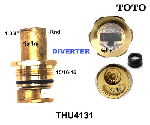 Toto THU4131;;__ 1-3/4in Rnd; Diverter cartridge; in Unfinish