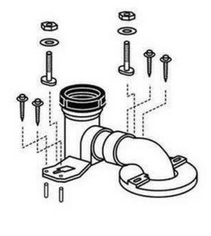 Toto TSU01W.12R; ; unifit rough in (12 inch) toilet; in Grey   TSU01W.12