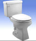 Toto CST704R; Reliance; commercial two piece 1.6 gpf toilet elongated 12"""" rough-in ada handicap plumbing repair technical part breakdown