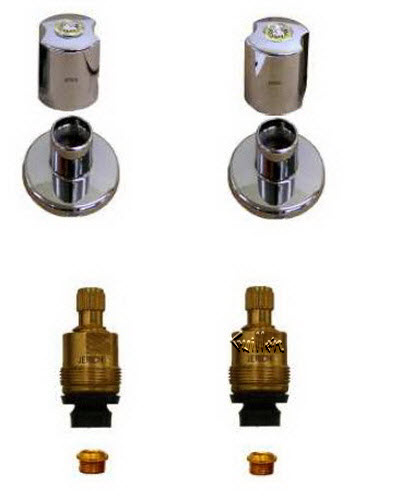 TPC 0211800-KIT; American Standard; 2 handle cadet bath old valve rebuild kit trim and cartridge; in Chrome   RK4300-2