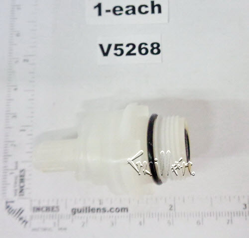 Valley V5268; ; hot or cold plastic cartridge; in Unfinish
