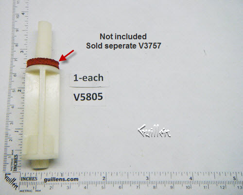 Valley V5805; ; stem cartridge extension; in Unfinish