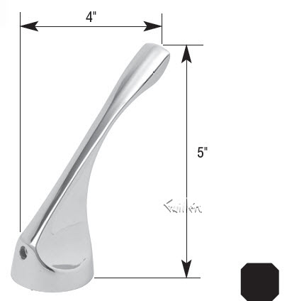 Valley VP1989-19BG; ; lever handle assembly; in Almond