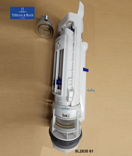 Villeroy-Boch 8L283061; ; flush valve for hommage; in Chrome   Replaces 84223400; Discontinued Product