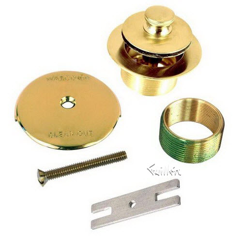 Watco 38190-PB PUSH PULL TRIM KIT PUSH PULL TRIM KIT ,1.6 IN - 16, BUSHING, POLISHED BRASS "PVD