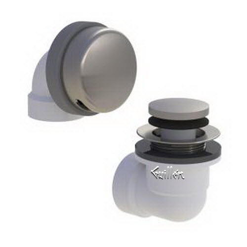 Watco 901-FA-PVC-BN FOOT ACTD BWST INNOVATOR 901 FOOT ACTUATED HALF KIT, SCH 4PVC, BRUSHED NICKEL
