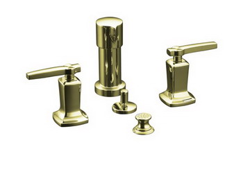 Kohler K-16238-4 Margaux(TM) bidet faucet with lever handles