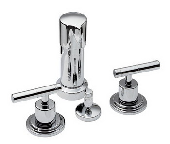 Kohler K-8247-4 Taboret(R) bidet faucet with vertical spray and lever handles