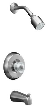 Kohler K-T15601-7 Coralais(R) bath and shower mixing valve faucet trim with sculptured acrylic handle valve not included