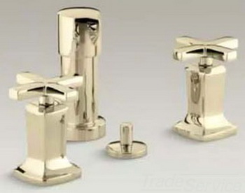 Kohler K-16238-3 Margaux(TM) bidet faucet with cross handles