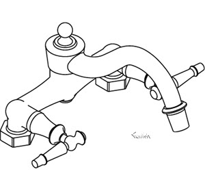 Kohler K-104-4 Antique Bath Faucet