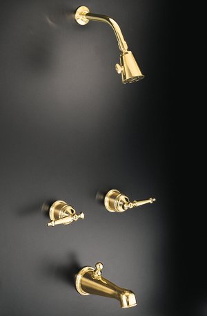 Kohler K-359-3D Antique Curio Bath and Shower Faucet