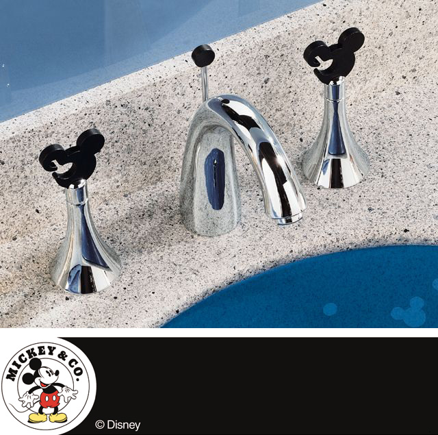 Kohler K-610-9 Mickeyfts Wish Finial widespread Lavatory Faucet 5