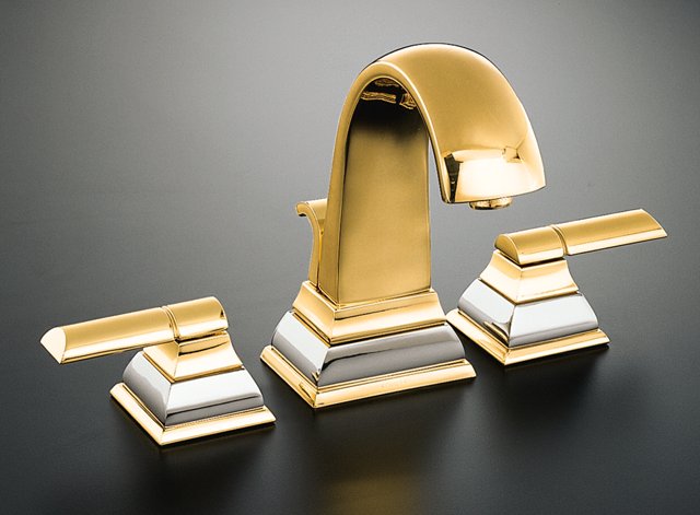 Kohler K-6403-4 Neuville widespread Lavatory Faucet with High-