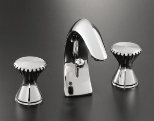 Kohler K-6847-CV Bravura widespread lavatory faucet