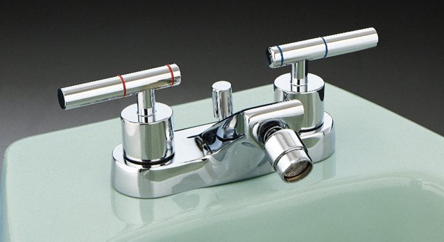 Kohler K-8240 Taboret centerset bidet faucet with T-handles