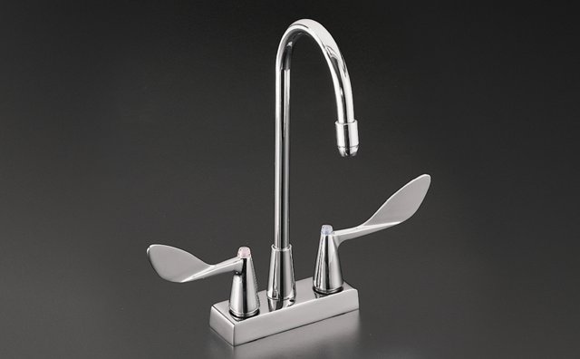 Kohler K-13335 Finesse centerset lavatory faucet with wrist contr