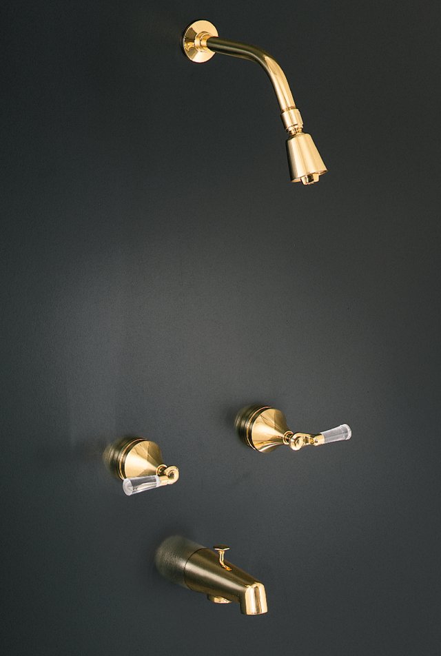 Kohler K-6253-4 Flair Lever Bath and Shower Faucet with Lever