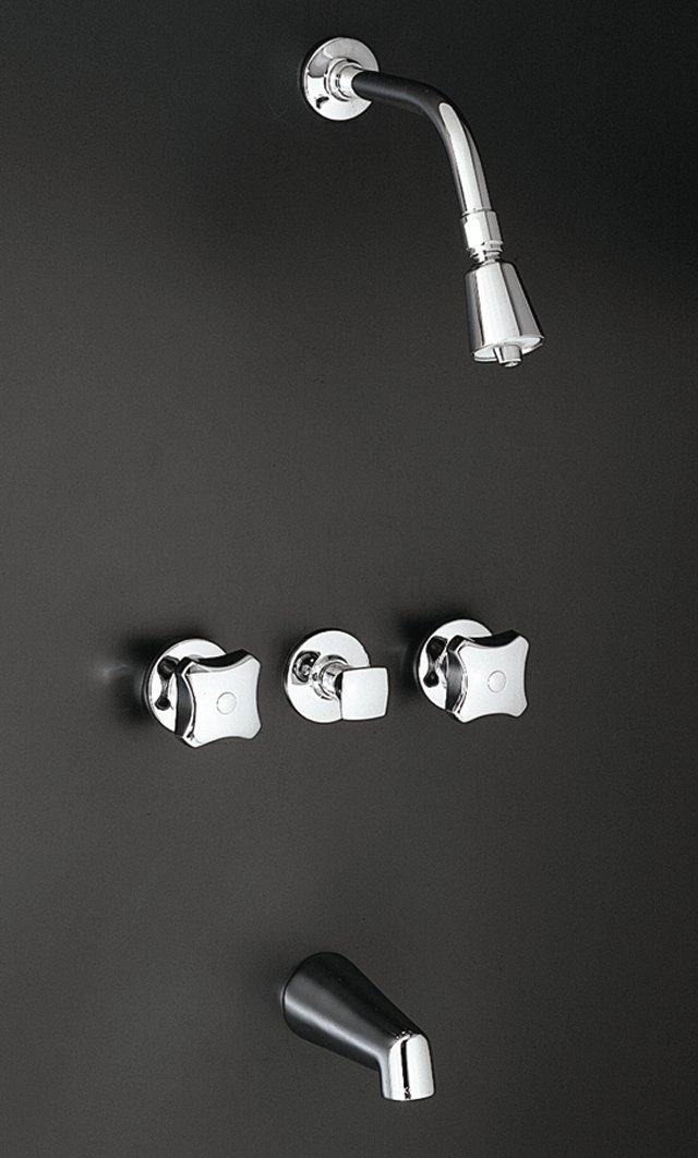 Kohler K-T7014-2A Triton 3-Handle Bath and Shower Faucet Trim wit