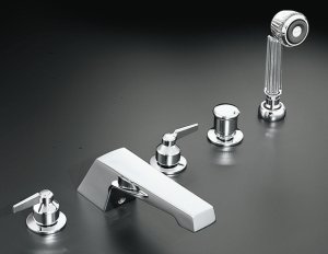 Kohler K-T7026-4 Triton Deck-mount Bath Faucet Trim