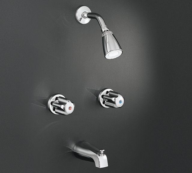 Kohler K-11608-P Trend Bath and Shower Faucet with Sculptured Ac