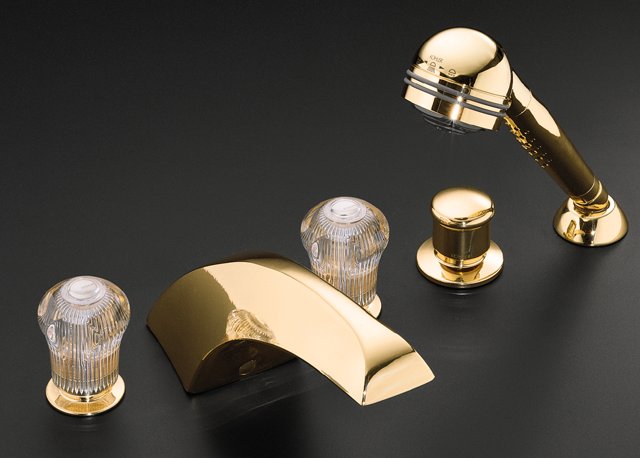Kohler K-15290 Coralais Deck-mount High-Flow Bath Faucet Sculp