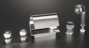 Kohler K-7910-4 Cirrus Bath-mount High-Flow Bath Faucet