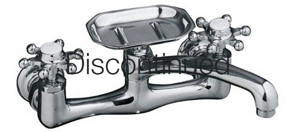 Kohler K-165 Antique wall-mount kitchen sink faucet with 12in sw