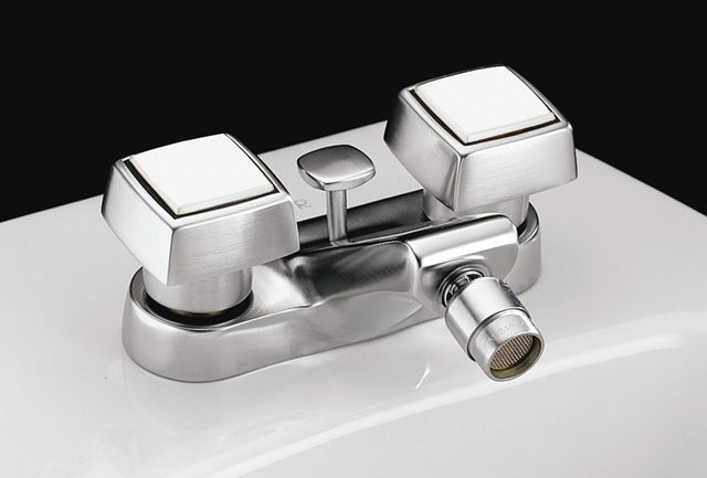 Kohler K-9299-2 Alterna Centerset Bidet Faucet with Square Hand