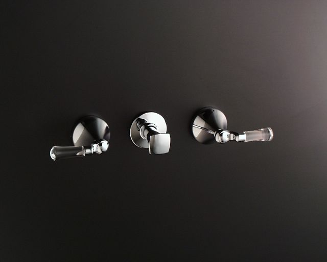 Kohler K-6258-4 Flair Lever 3-Handle Bath and Shower Valve wit