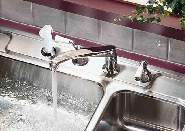 Kohler K-6270-4 Flair Lever Kitchen Sink Faucet Lever Handles