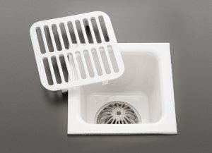 Kohler K-6454 Foundation Square Floor Sink 2in/No Hub Outlet