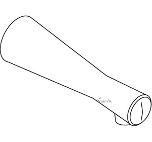 Kohler K-6830 Bravura Wall-mount Non-Diverter Bath Spout