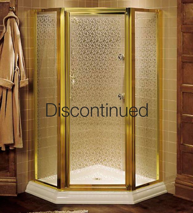 Kohler K-701637-D1 Focal neo-angle shower enclosure with Memoirs g