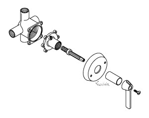 Kohler K-7205 Niedecken Shower Faucet