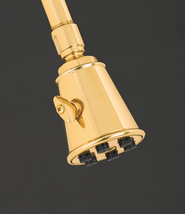 Kohler K-7355 Antique Showerhead Arm and Flange