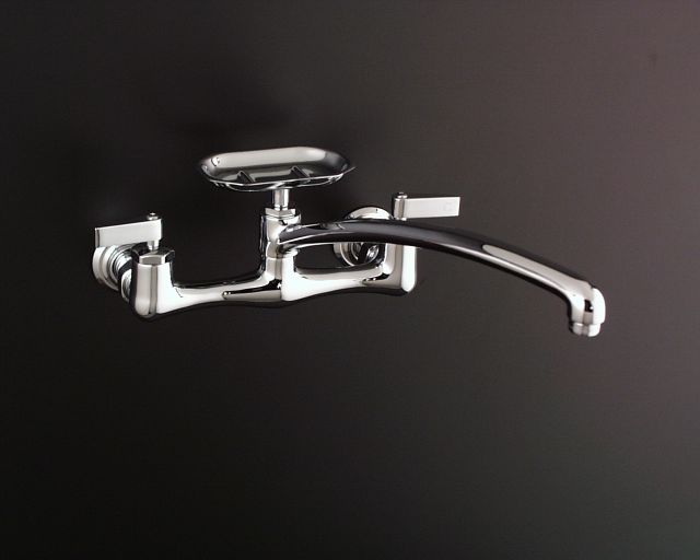 Kohler K-7856 Clearwater Sink Supply Faucet 12in Swing Spout a