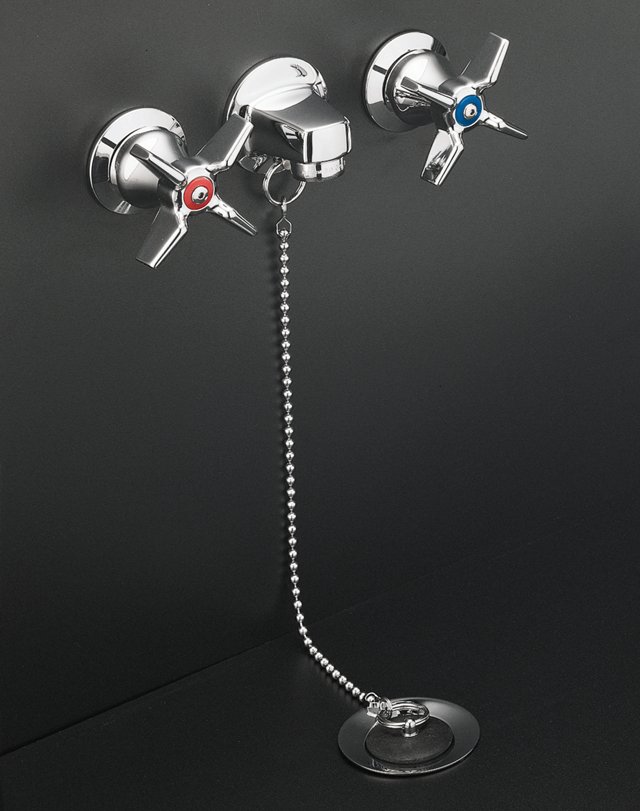 Kohler K-8048-5A Triton Shelf-Back Lavatory Faucet with Wristbla