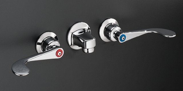Kohler K-8046-5E Triton Shelf-Back Lavatory Faucet with Wristbla
