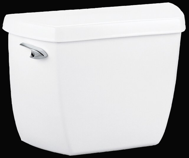 Kohler K-4467-RA-0; Wellworth (R); 1.28 gpf tank with right-hand trip lever; in White