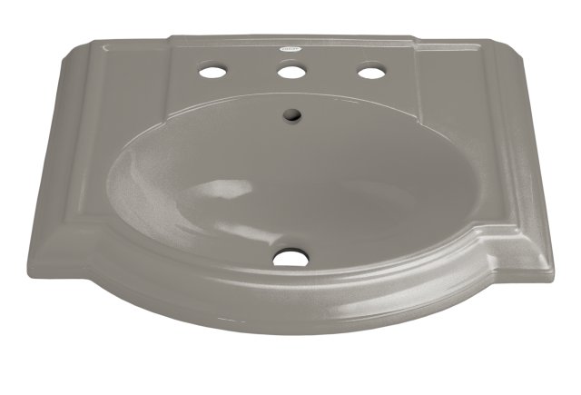 Kohler K-2287-1 Devonshire(R) lavatory basin with single-hole faucet drilling