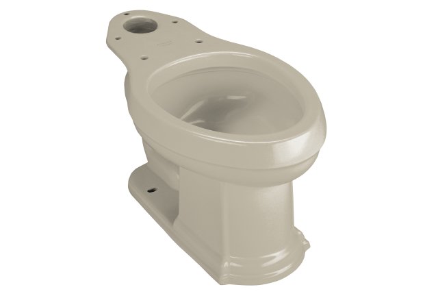 Kohler K-4269-G9 Devonshire(R) elongated toilet bowl less seat  Sandbar; Discontinued Product